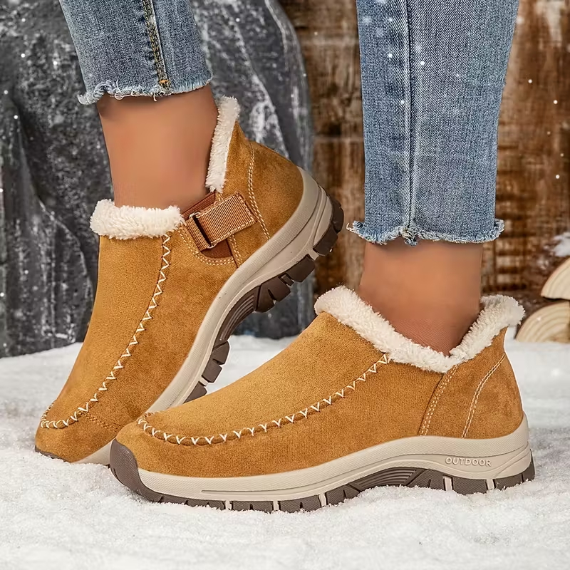 Women's Warm  with Plush Fleece Lining & EVA  Outdoor Winter Snow Boots