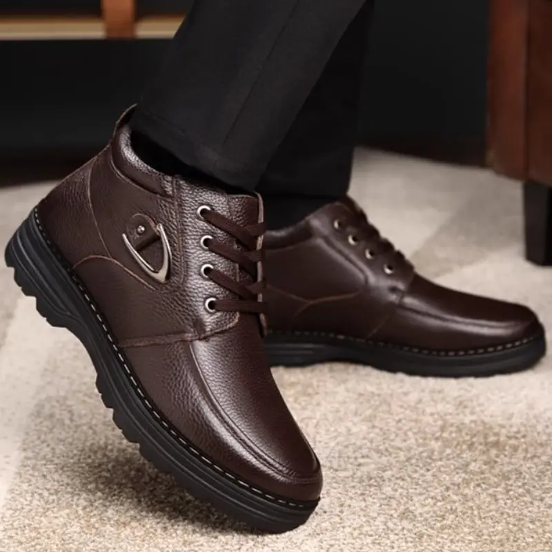 ⏰Last Day! 50% OFF 🔥Thick Warm Cotton Shoes and Boots for Men