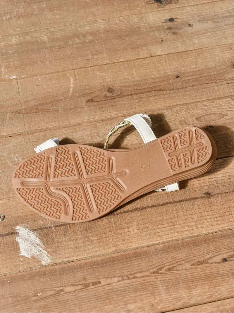Women's Fashionable Butterfly Decorated Slide  Casual Comfortable Flat Sandals