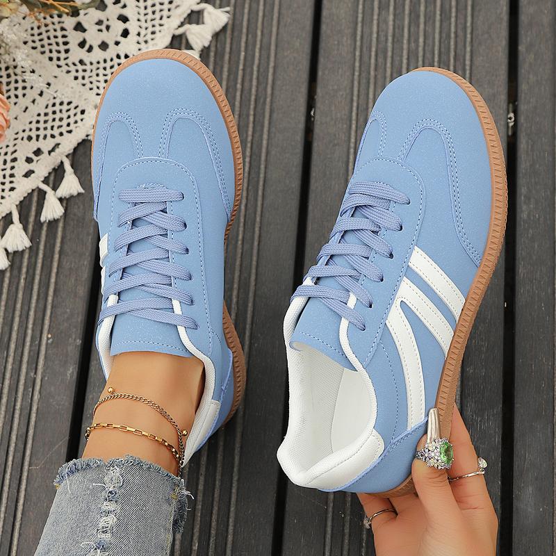 Women's Fashion Sneakers Casual Low Top Shoes Comfortable Non-slip Flat Shoes Daily Walking Footwear