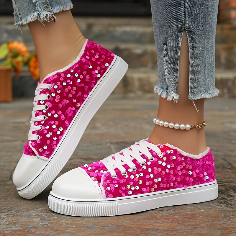 Women's Round Toe Low-top Sneakers