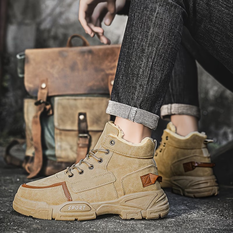 Men'S Fashion Trendy Classic Versatile Outdoor Snow Boots
