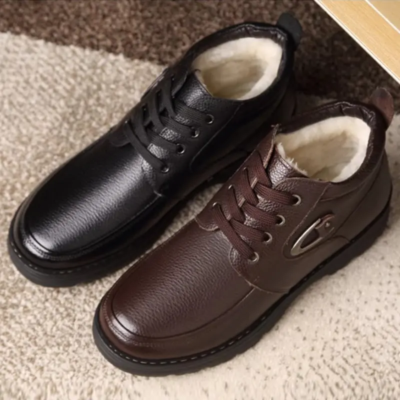 ⏰Last Day! 50% OFF 🔥Thick Warm Cotton Shoes and Boots for Men