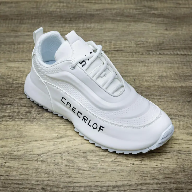 Men's Lace-Up Casual Breathable Height-Increasing Thick Sole Sports Shoes