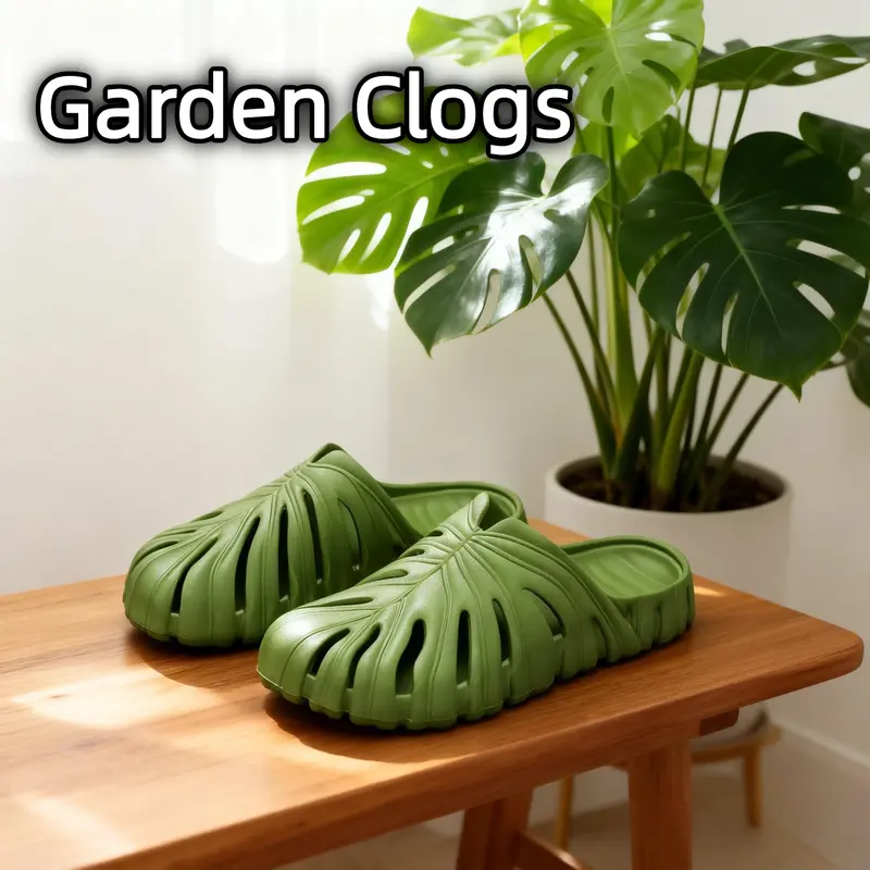 2026 New Unisex Garden Clogs  Slip-Resistant Thick Sole Plant Slippers in Natural Style Breathable Nonslip house slippers slippers Soft Walking Shoes