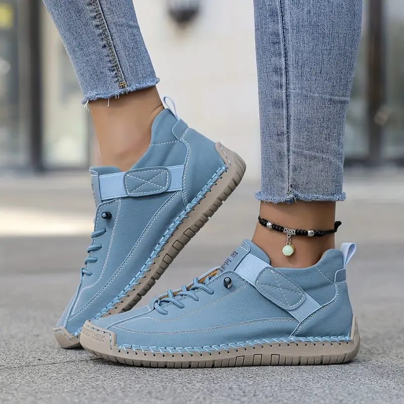 Women'S All-Season Vintage British Style Work Orthopedic Shoes 