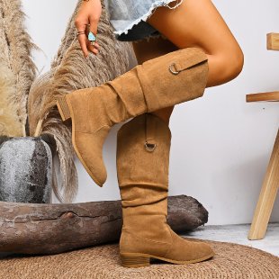 Women's Winter Pointed Toe Mid-Calf Boots