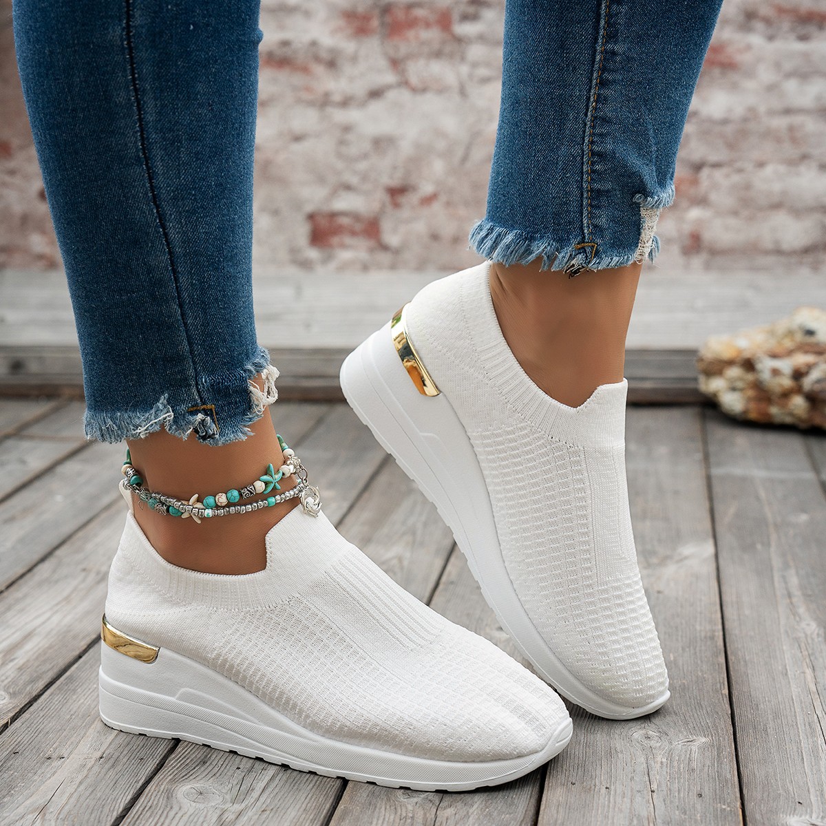 Women's Mesh Breathable Lightweight Orhtopedic Running Shoes