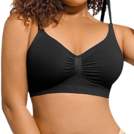 Women's Wireless Bra Comfort Bralettes No Underwire Unlined Cami Bra Seamless Tshirt Bras Sports Bra Bralette