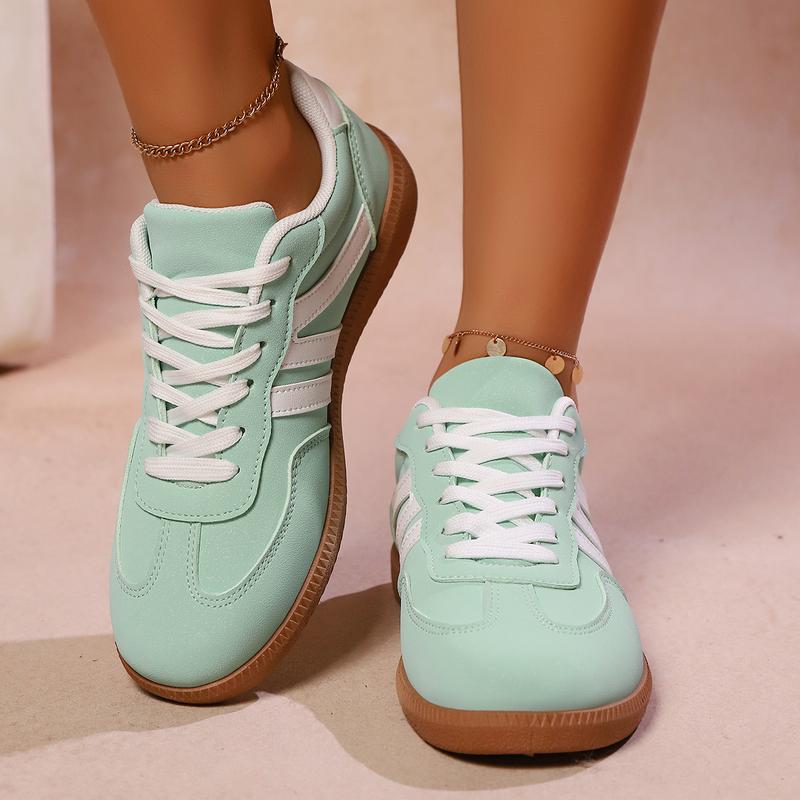 Women's Fashion Sneakers Casual Low Top Shoes Comfortable Non-slip Flat Shoes Daily Walking Footwear