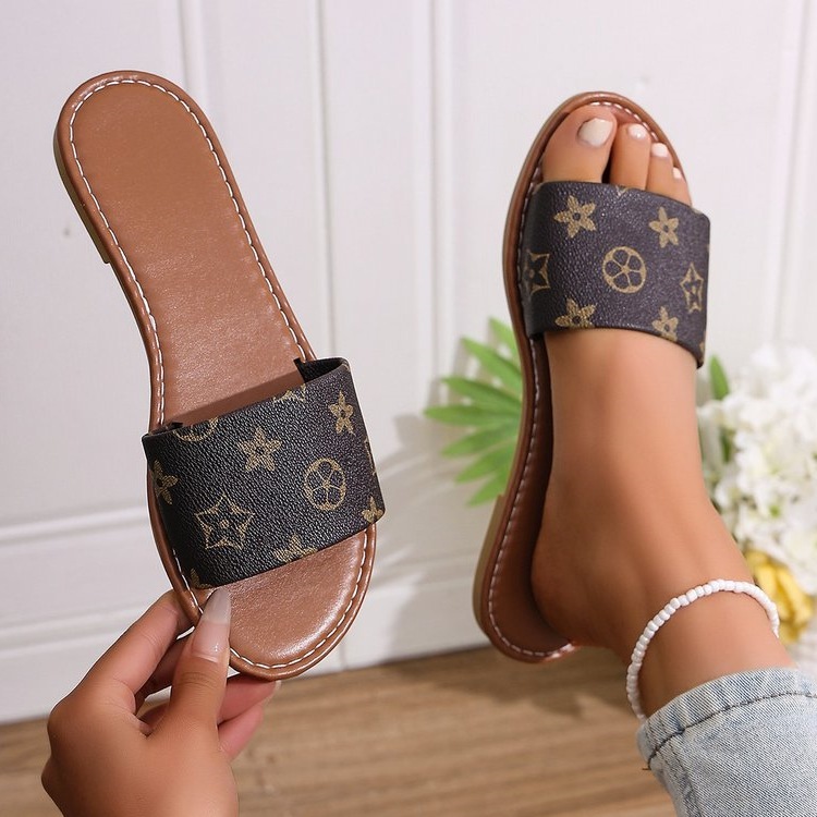 Women's Flat Sandals Comfortable Slip-On Slides