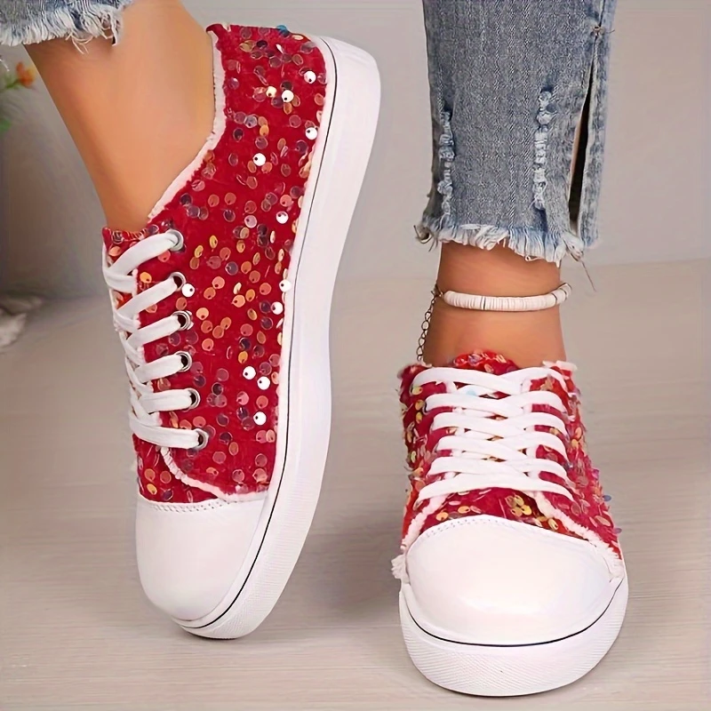 Women's Round Toe Low-top Sneakers