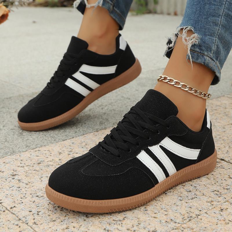 Women's Fashion Sneakers Casual Low Top Shoes Comfortable Non-slip Flat Shoes Daily Walking Footwear