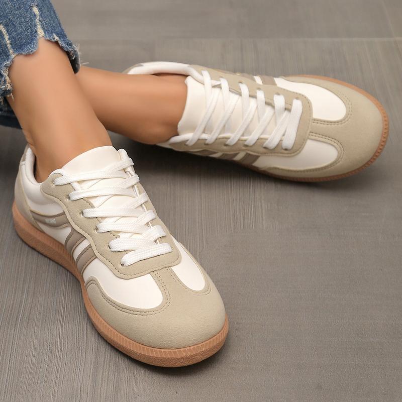 Women's Fashion Sneakers Casual Low Top Shoes Comfortable Non-slip Flat Shoes Daily Walking Footwear