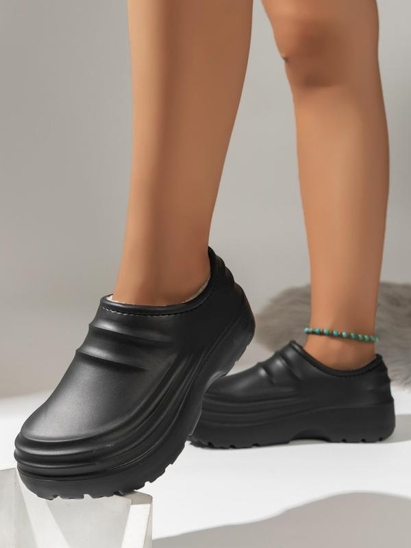 Women's Casual Solid Color Slip on Slipper