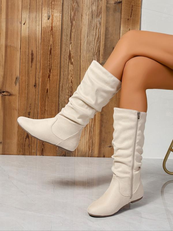 Women's  Mid-Calf Fashionable Warm For Fall & Winter Boots 