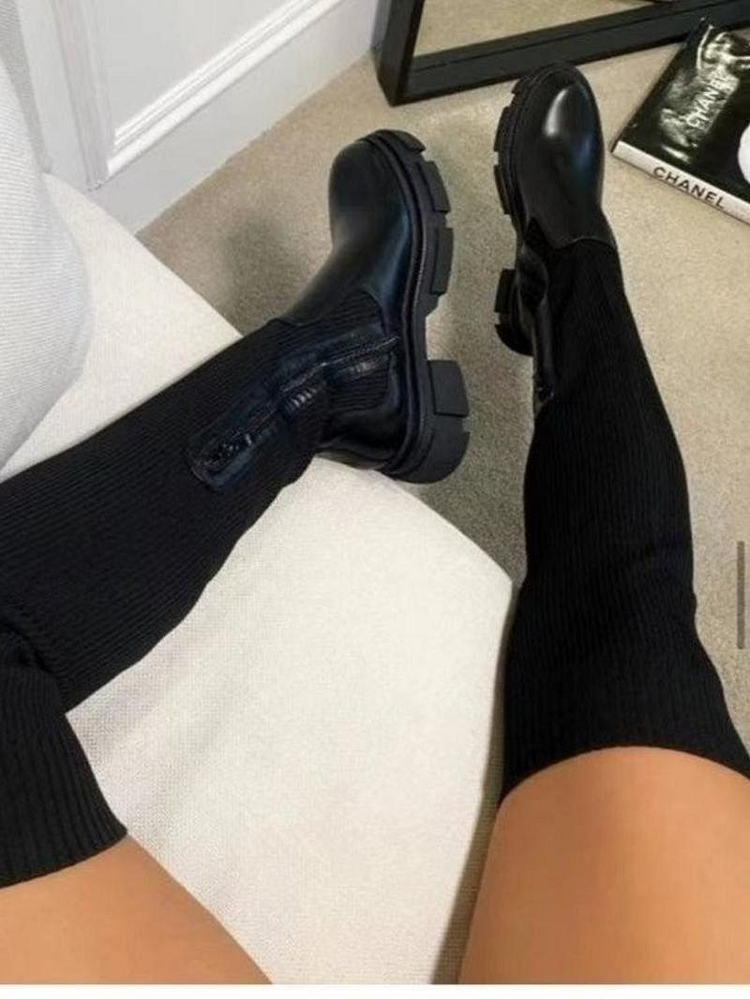 FASHIONABLE WOMEN'S SOLID OVER THE KNEE BOOTS
