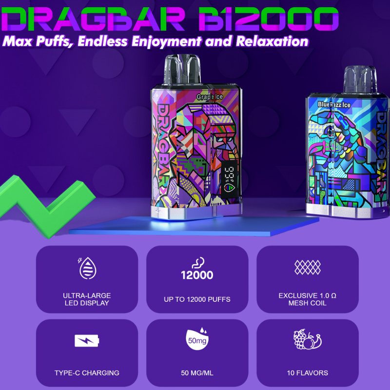 Dragbar B12000 Disposable Vape