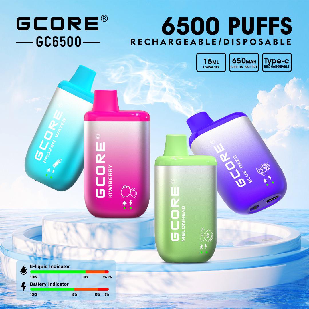 Gcore 6500 Puffs 15ml (US Warehouse)