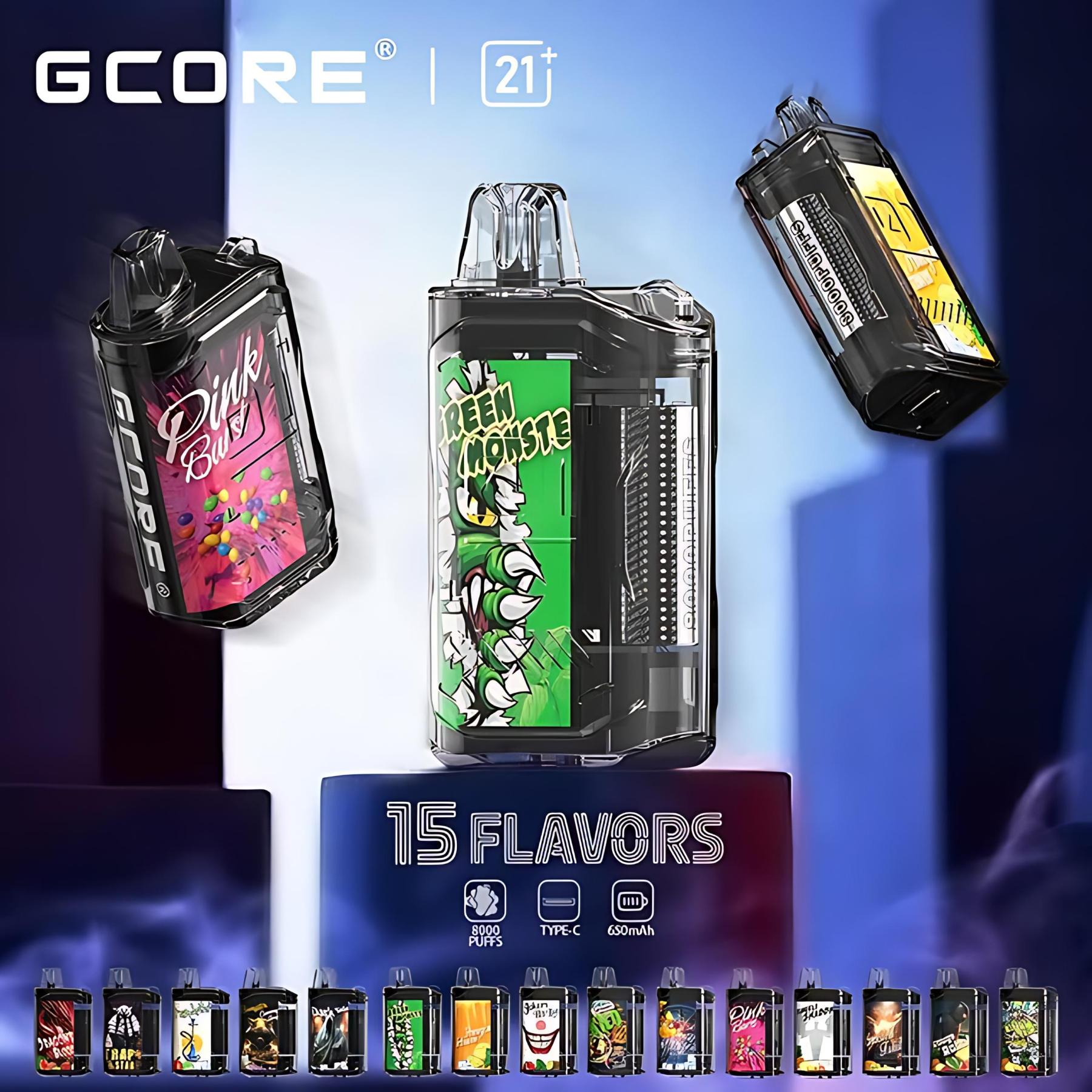 Gcore 8000 Puffs 20ml (US Warehouse)