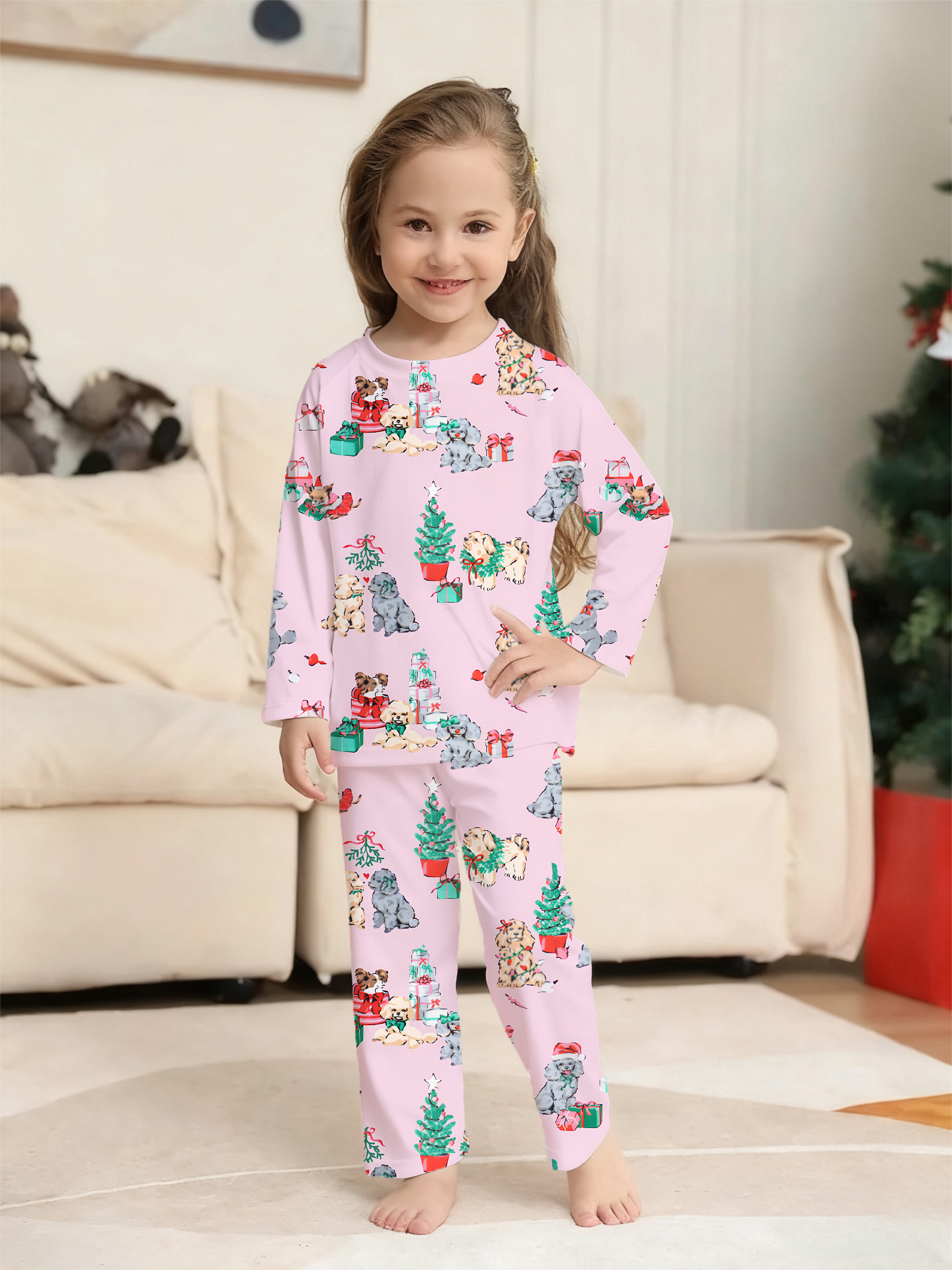 Merry Christmas Graphic Family Matching Pajama Sets