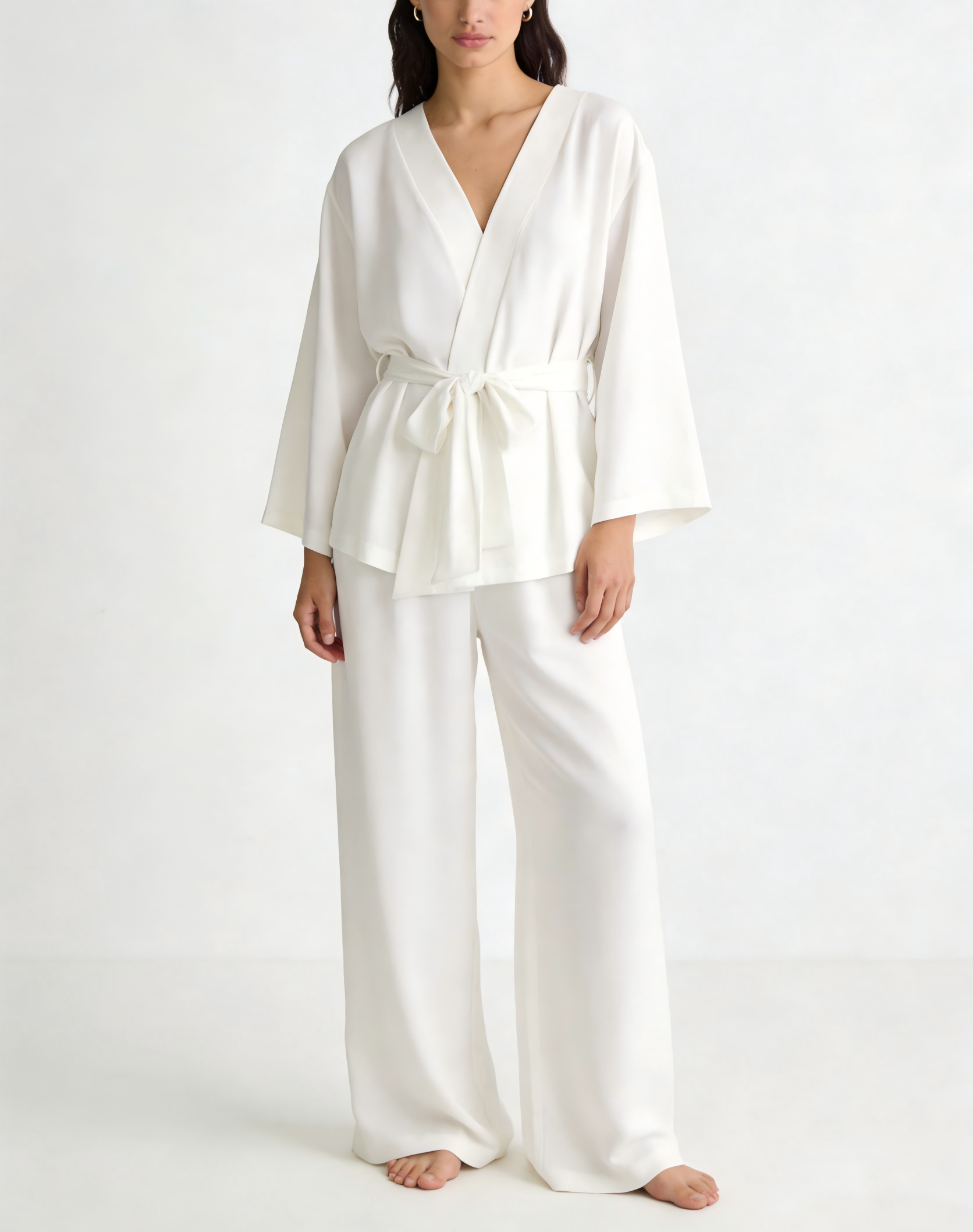 Colordate Cat Print Loungewear Set For Women