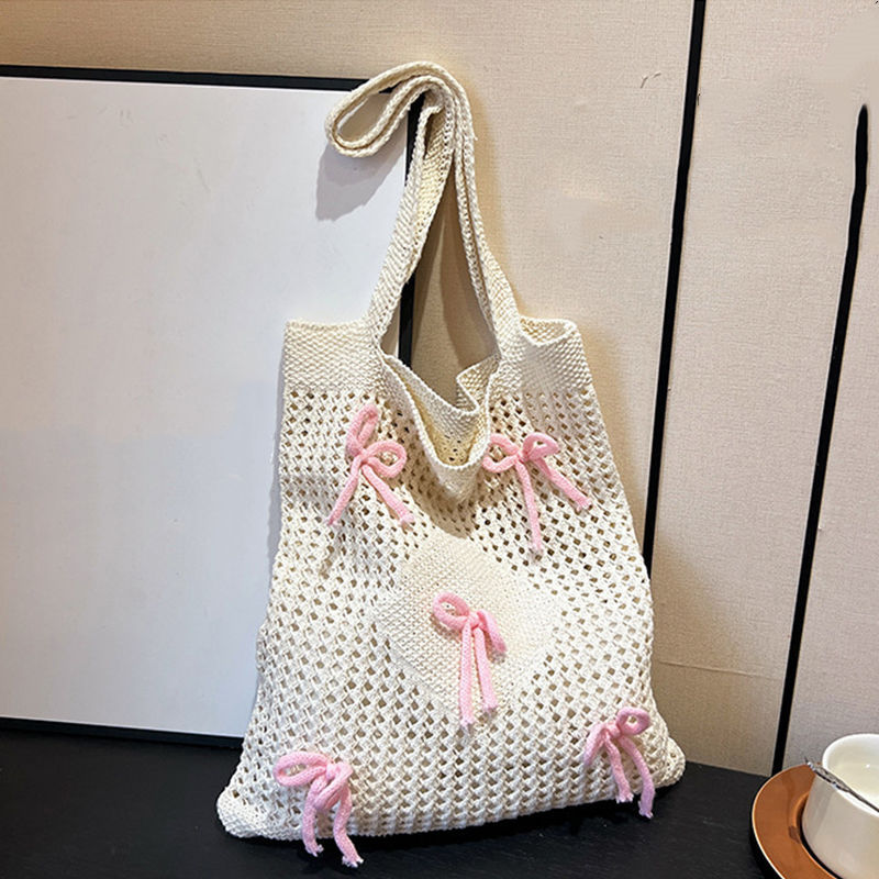 Ladies Woven Bag New Style Small Fresh Shoulder Messenger Bag