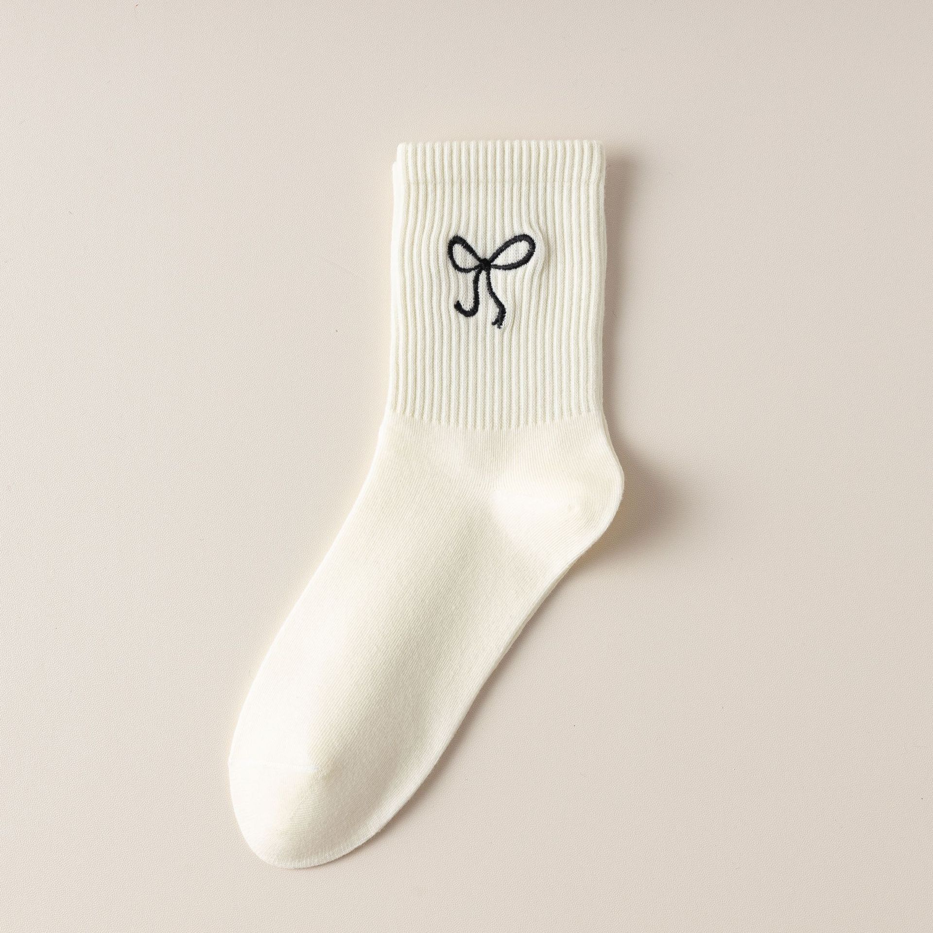 Women's Bowknot Mid-Calf Socks