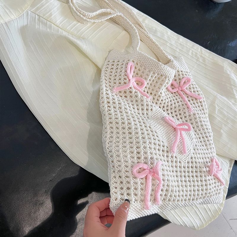 Ladies Woven Bag New Style Small Fresh Shoulder Messenger Bag