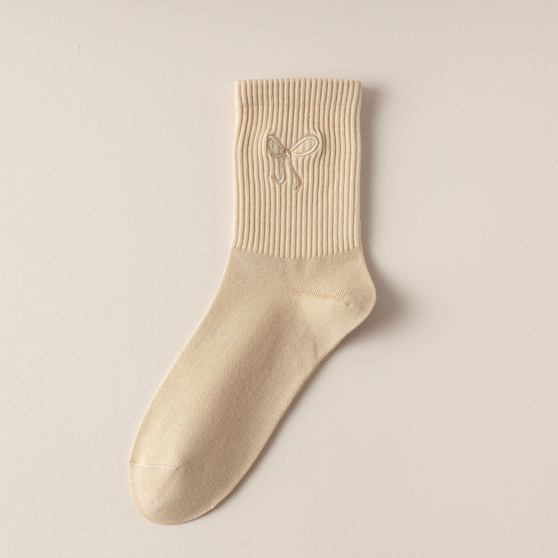 Women's Bowknot Mid-Calf Socks