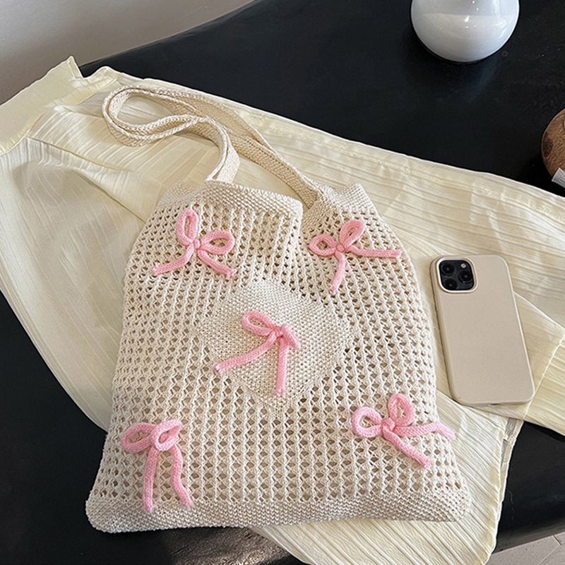 Ladies Woven Bag New Style Small Fresh Shoulder Messenger Bag