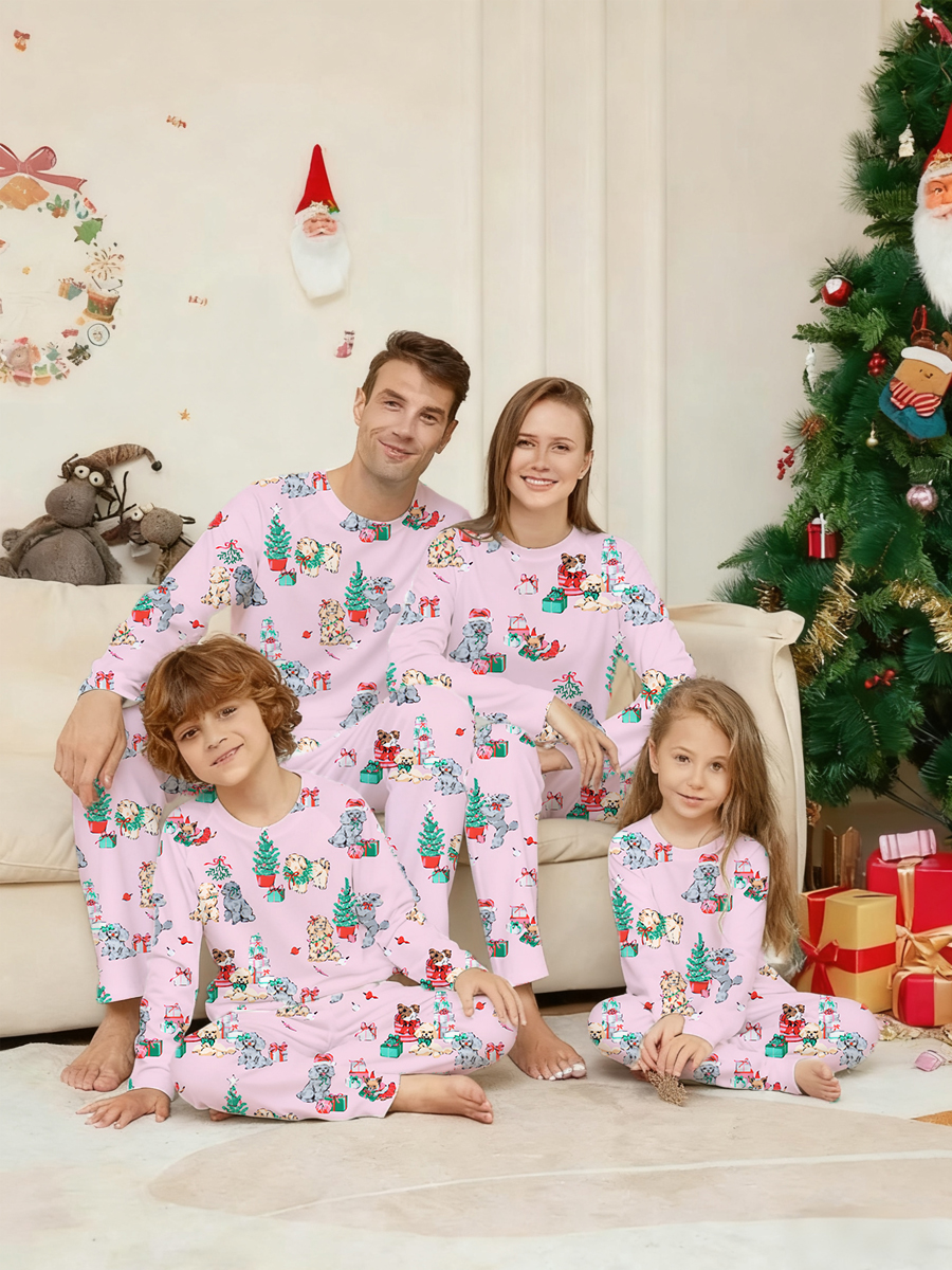 Merry Christmas Graphic Family Matching Pajama Sets
