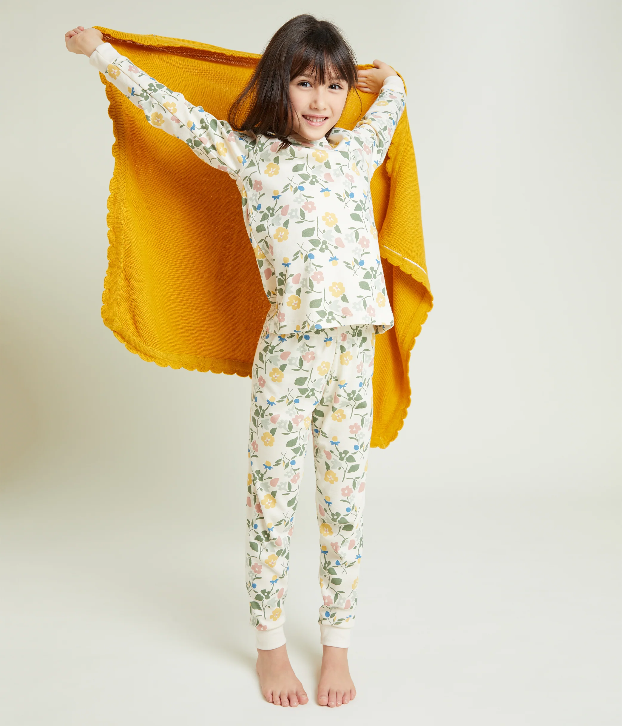 Children's Floral Print Pyjamas