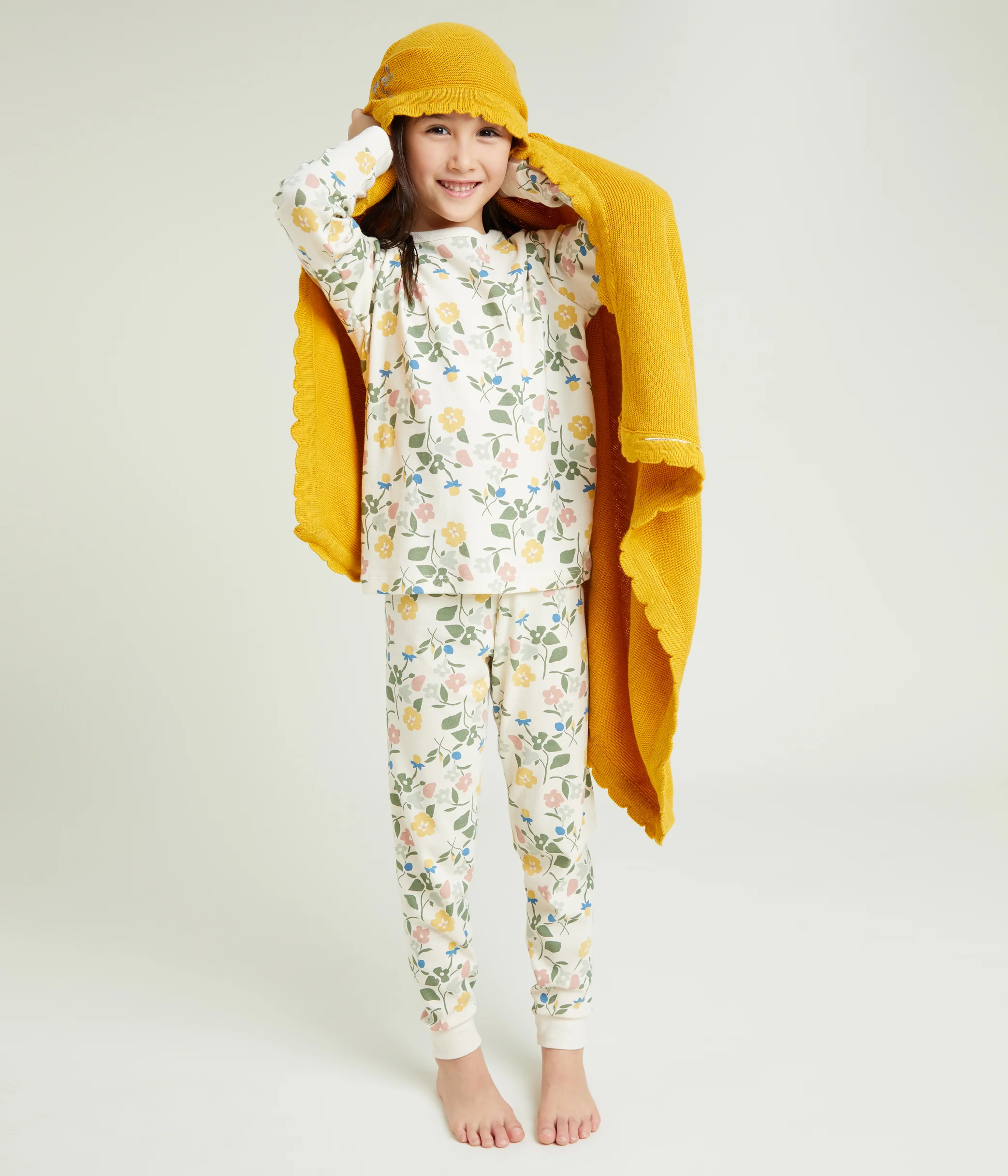 Children's Floral Print Pyjamas