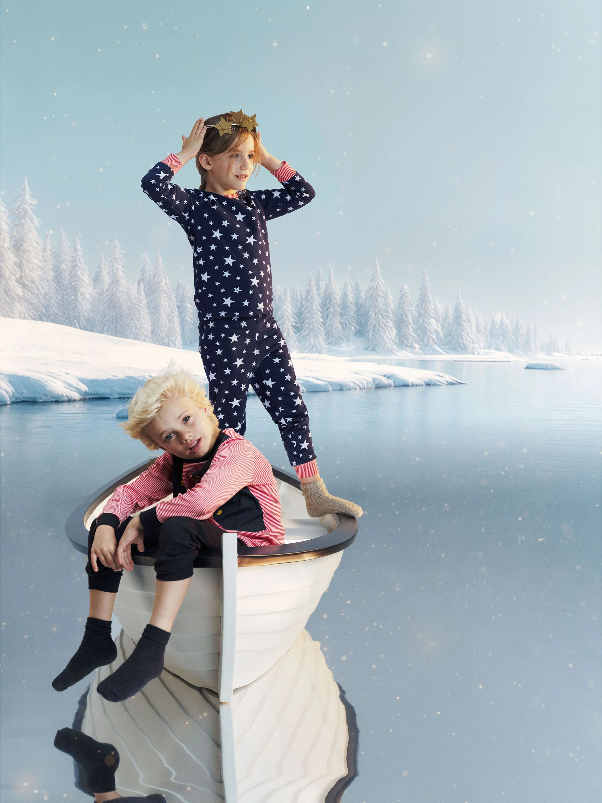 Children's Fancy Glow in the Dark Pyjamas