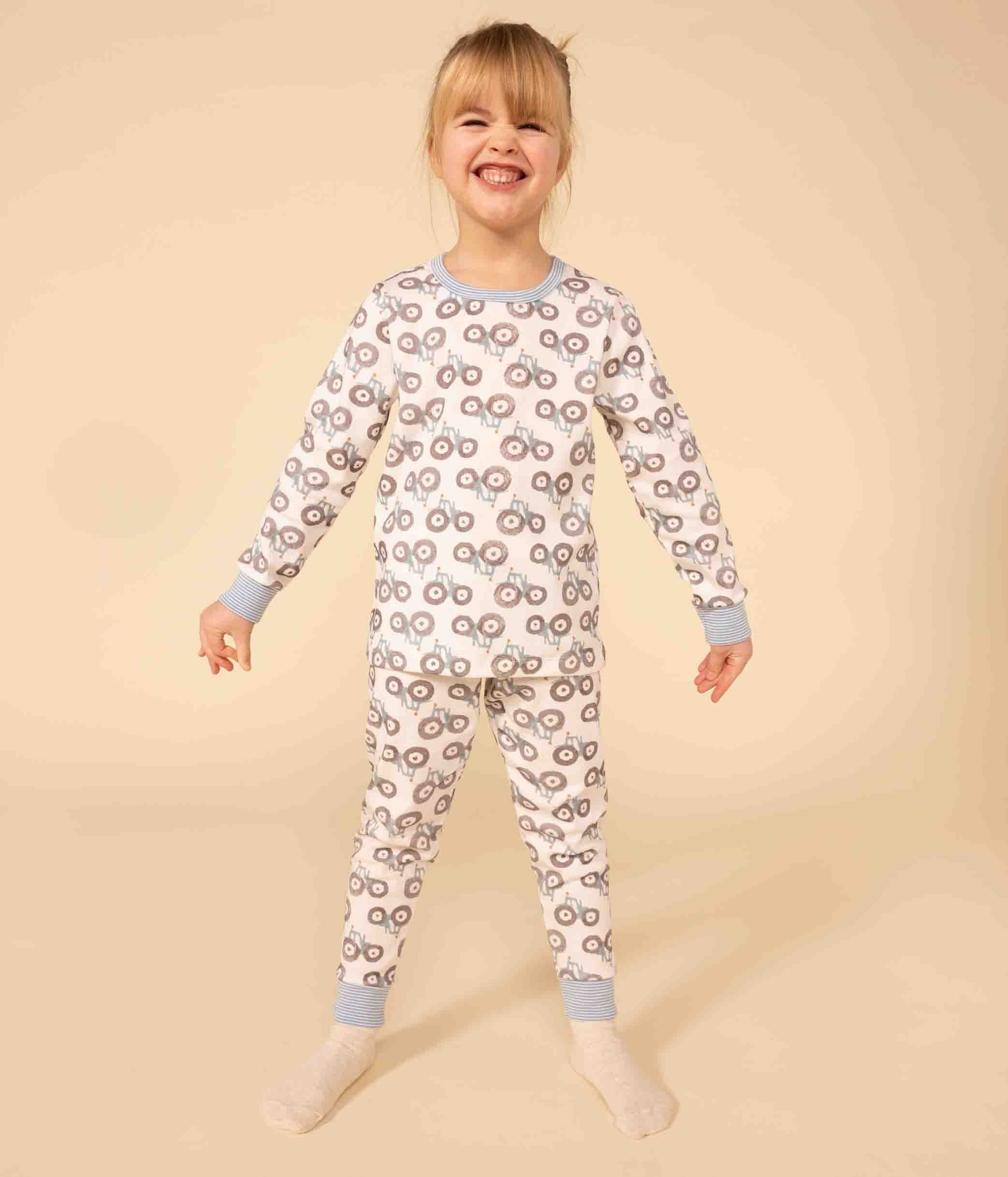 Children's Unisex Tractor Pyjamas