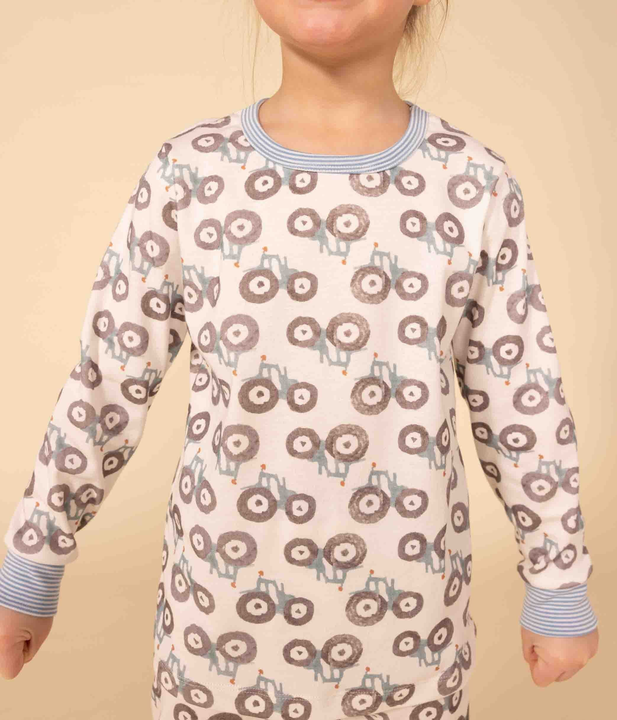 Children's Unisex Tractor Pyjamas