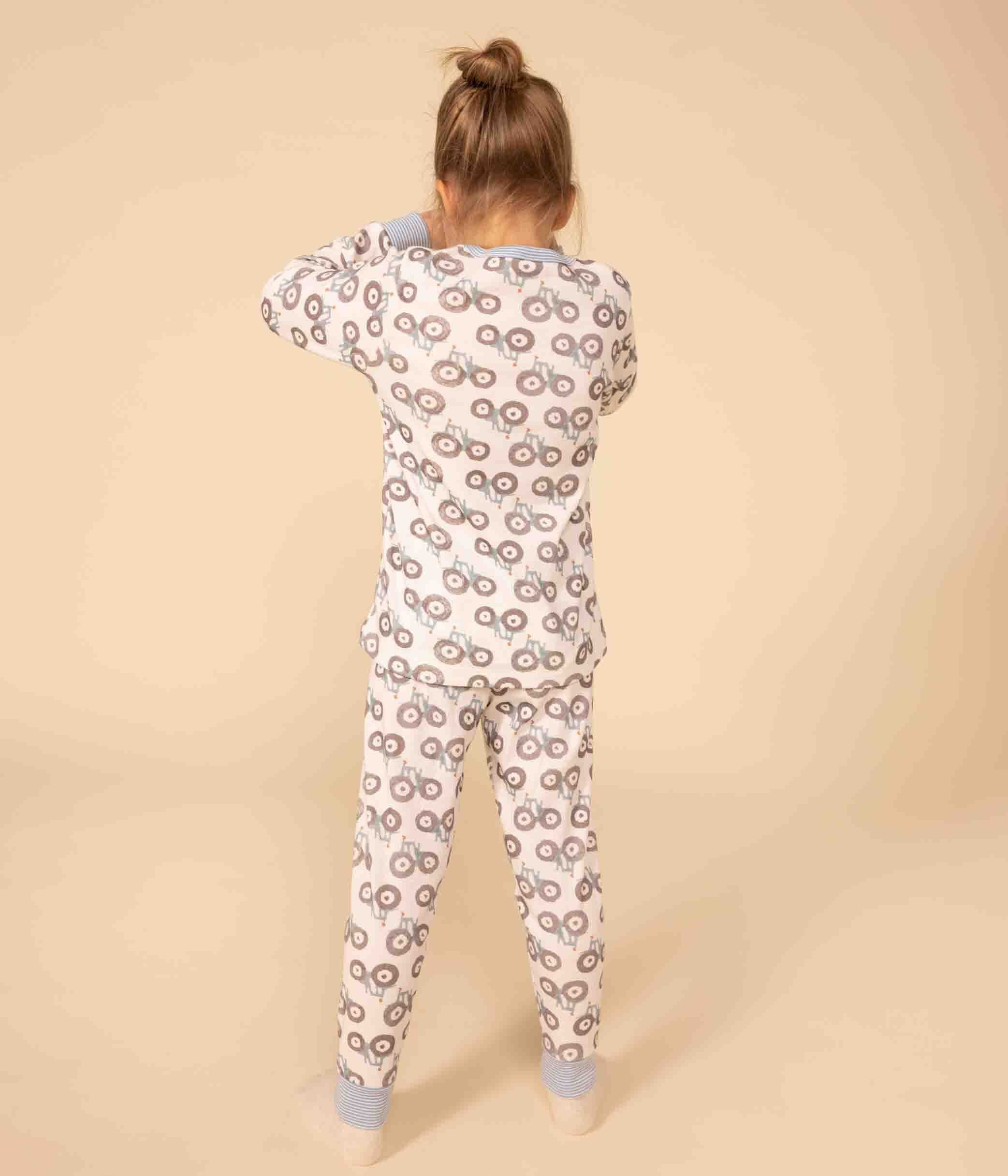 Children's Unisex Tractor Pyjamas