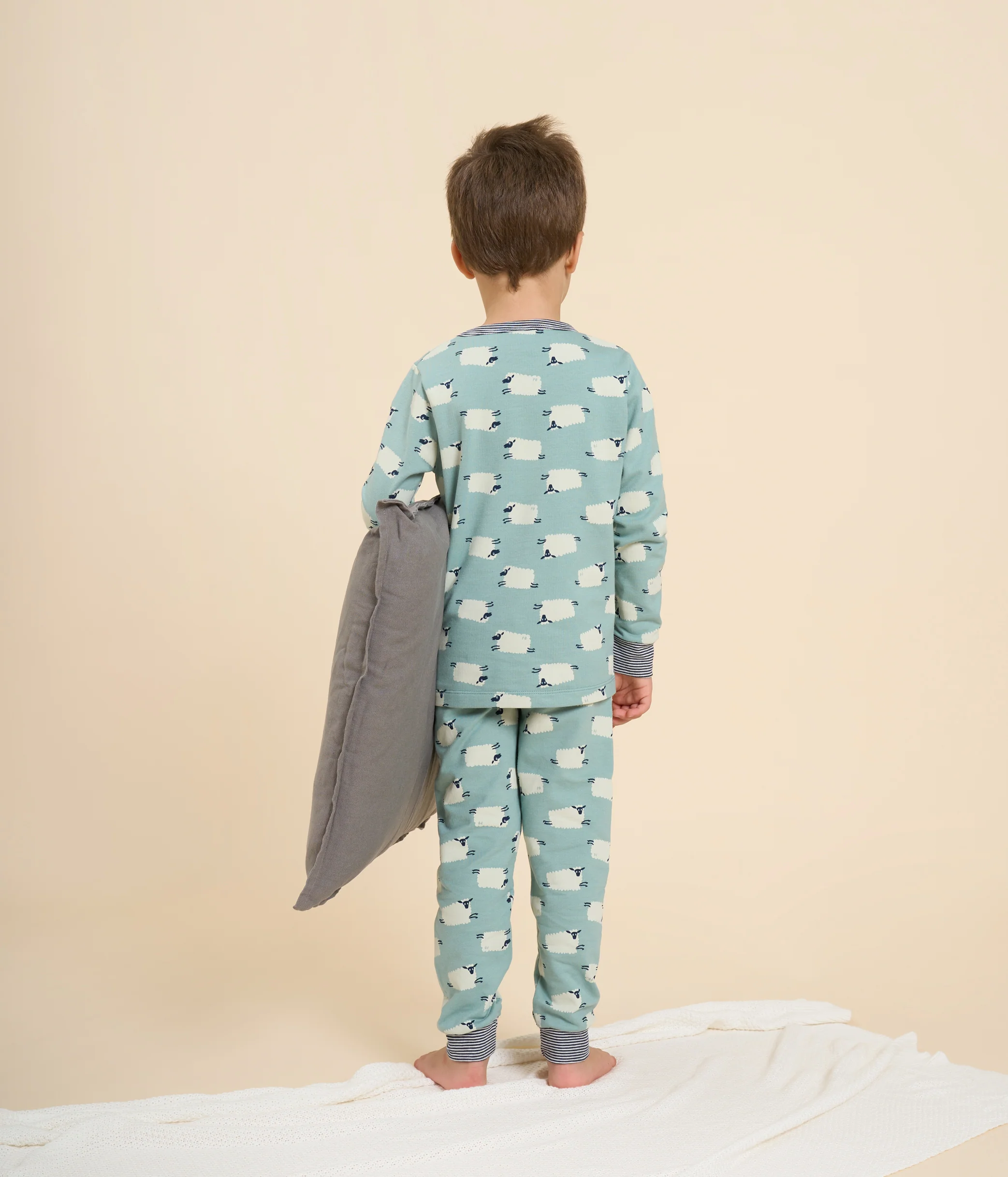 Children's Sheep Print Pyjamas