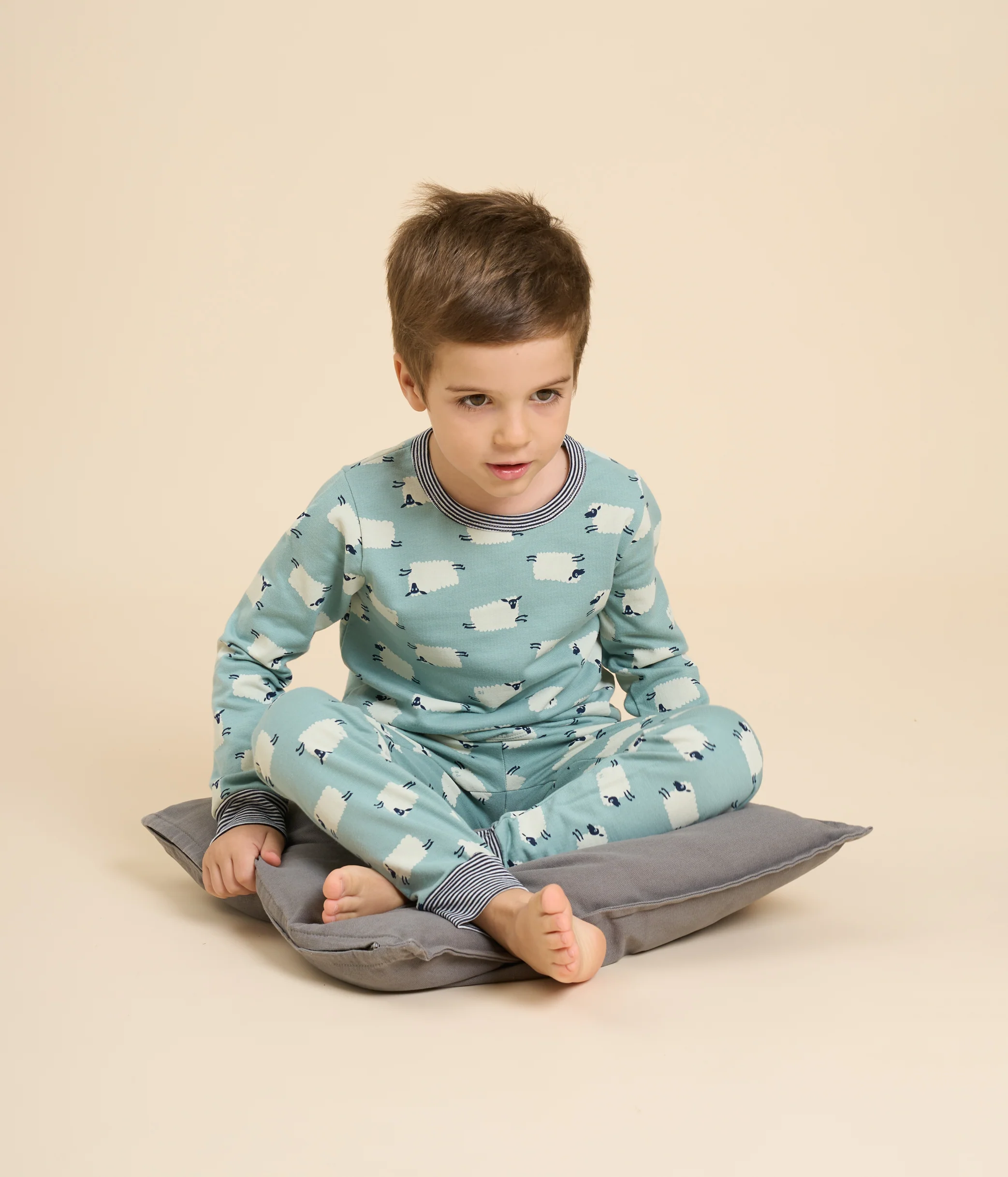 Children's Sheep Print Pyjamas