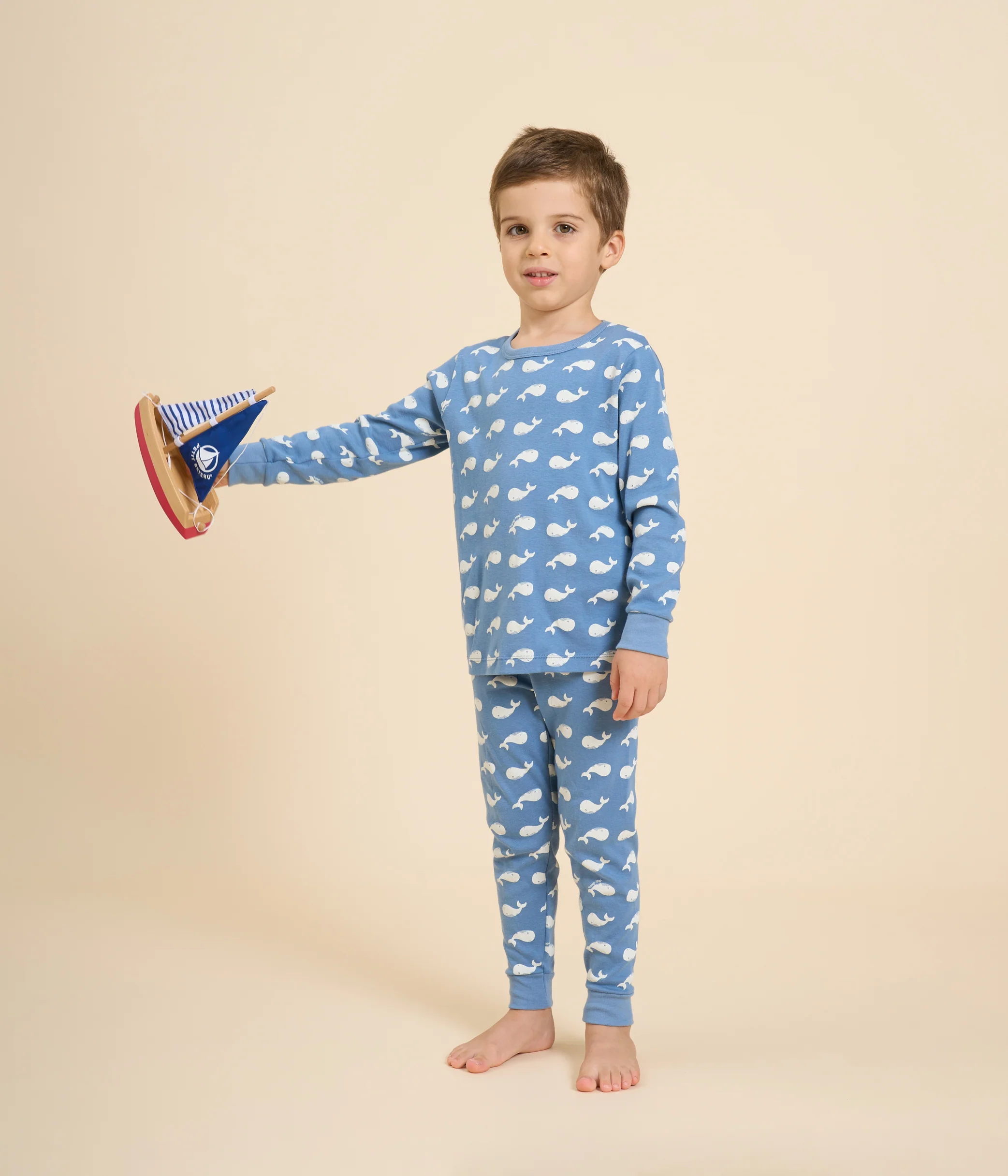 Children's Whale Print Pyjamas