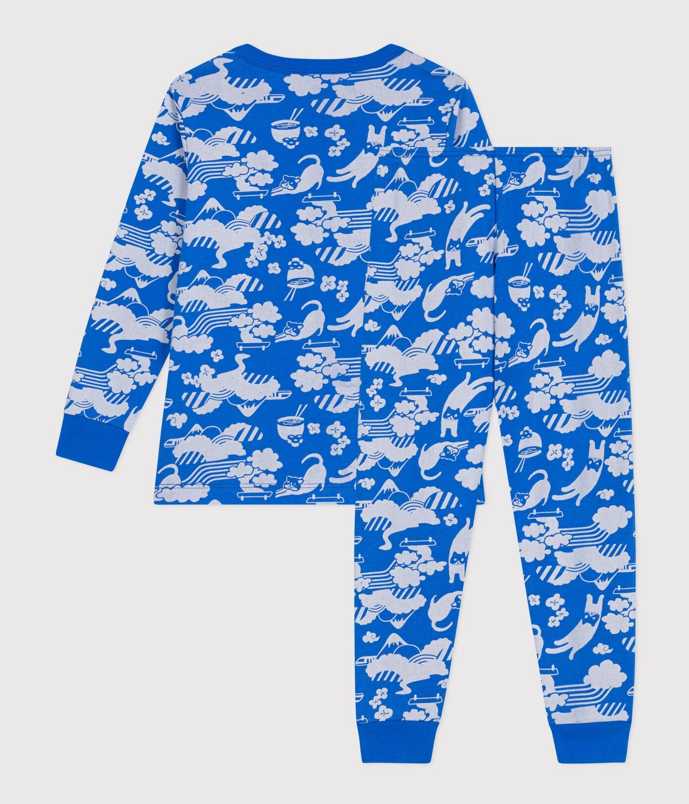 Children's Blue Print Pyjamas