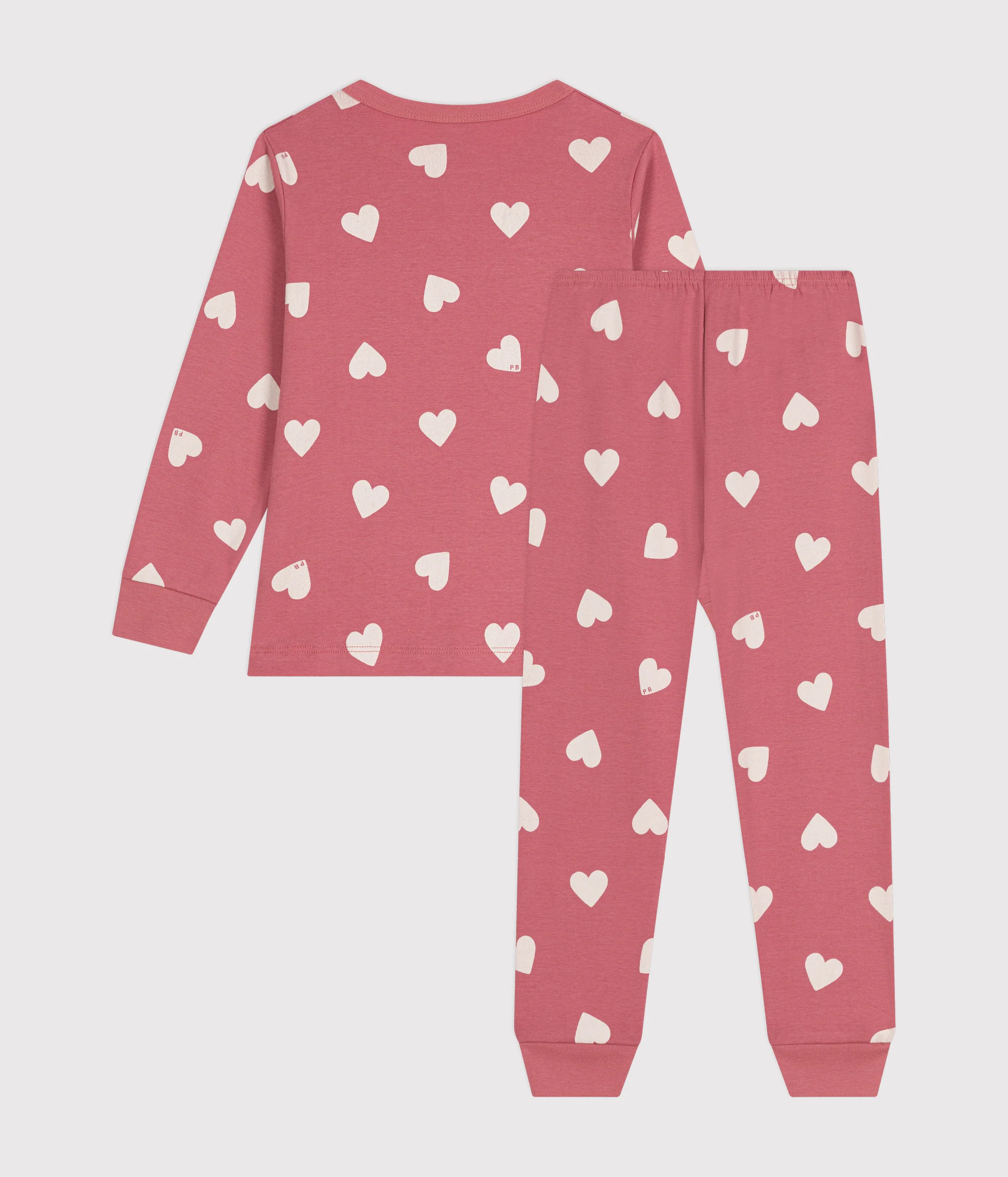 Children's Heart Print Pyjamas