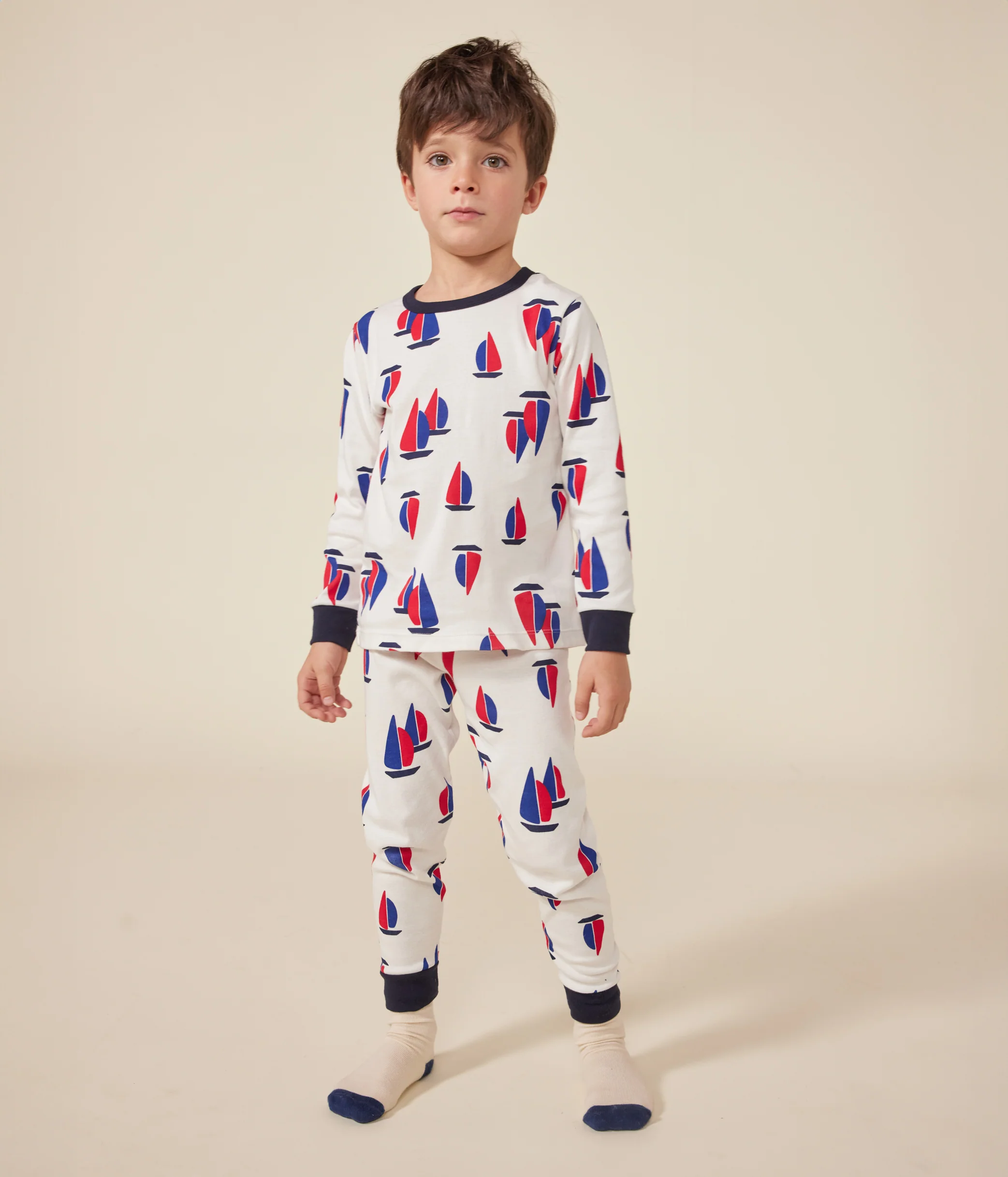 Children's Boat Print Pyjamas