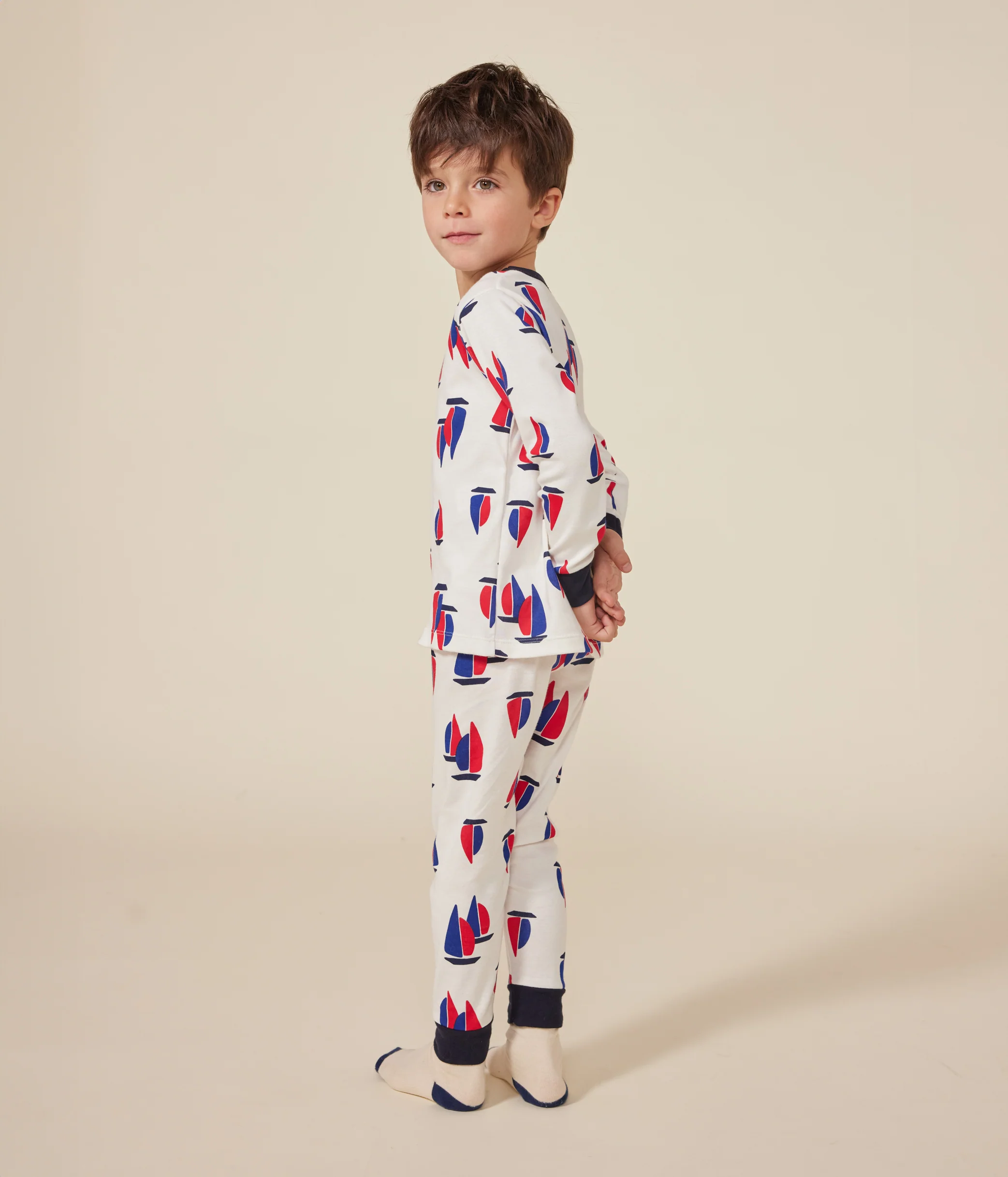 Children's Boat Print Pyjamas