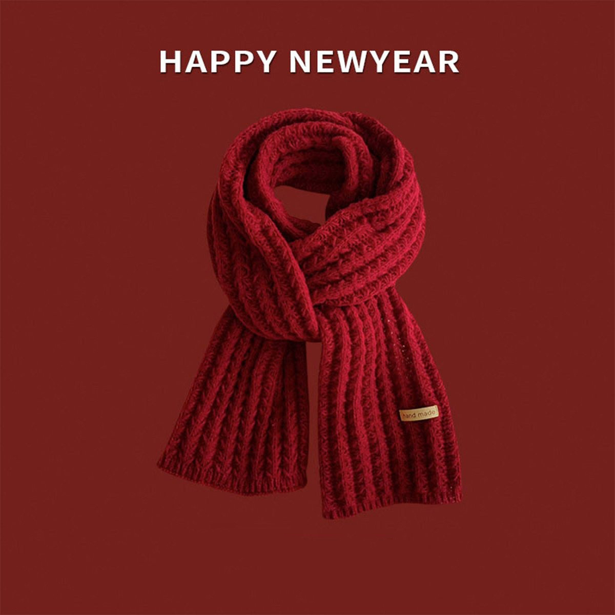Christmas Ankola Red Scarf