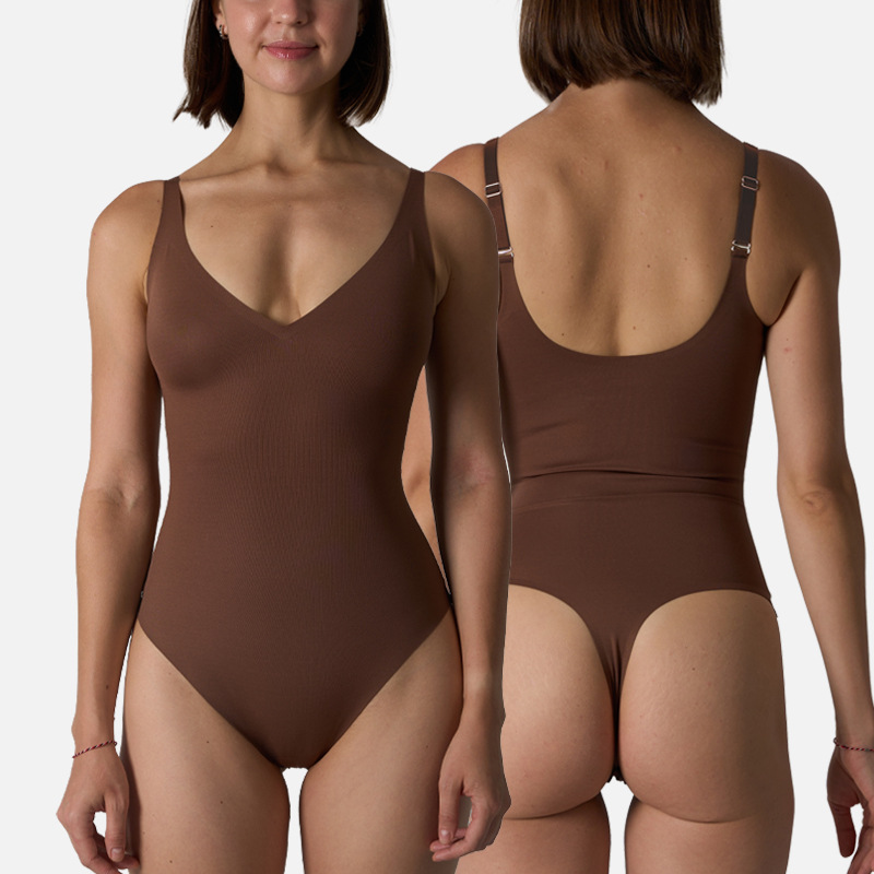 Thong Bodysuit Sexy Seamless Lingerie Bodysuit