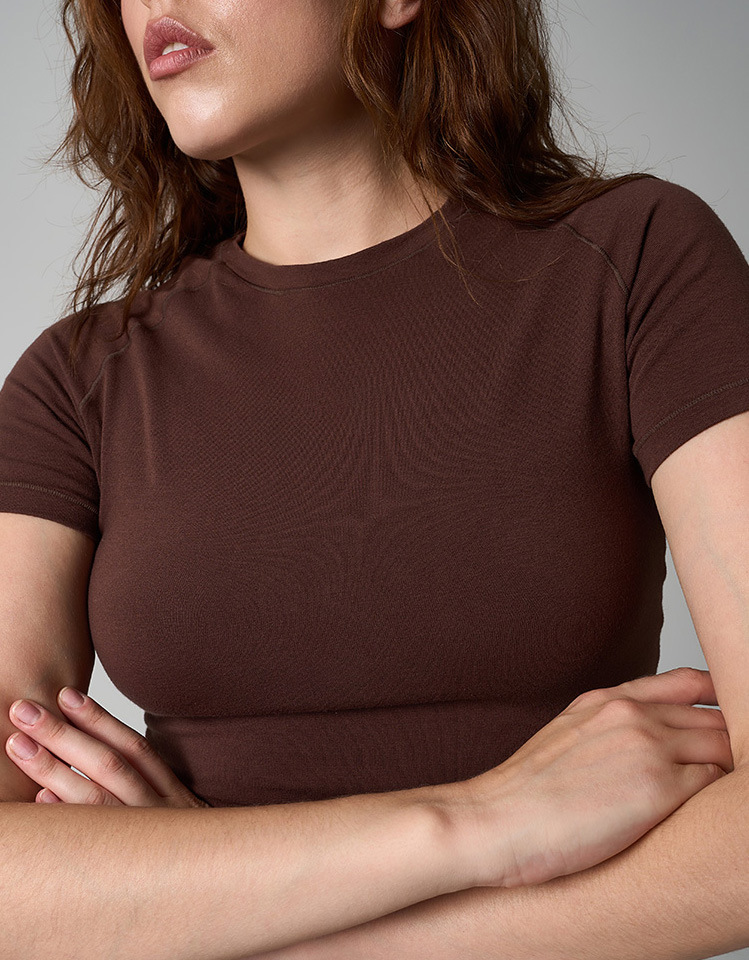 Crew Neck Baby Tee