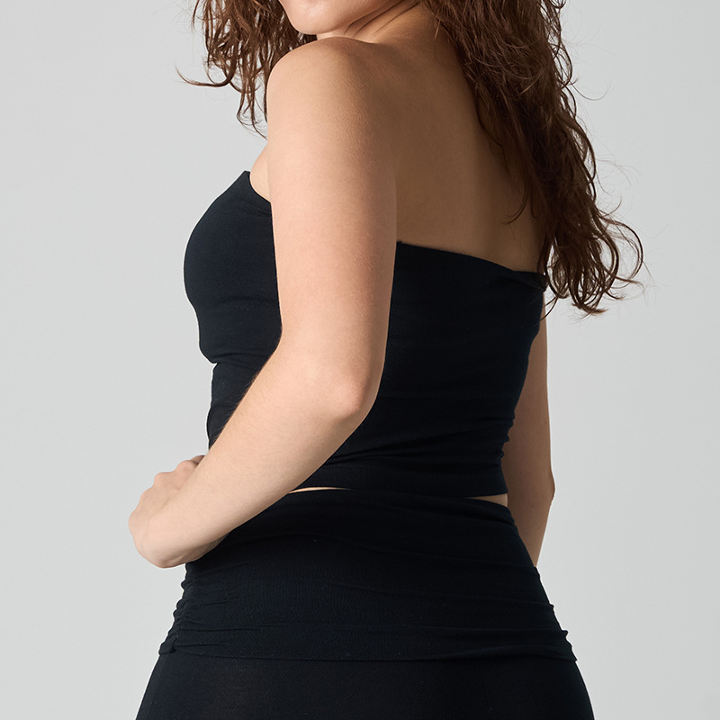 Women Solid Color Tube Top