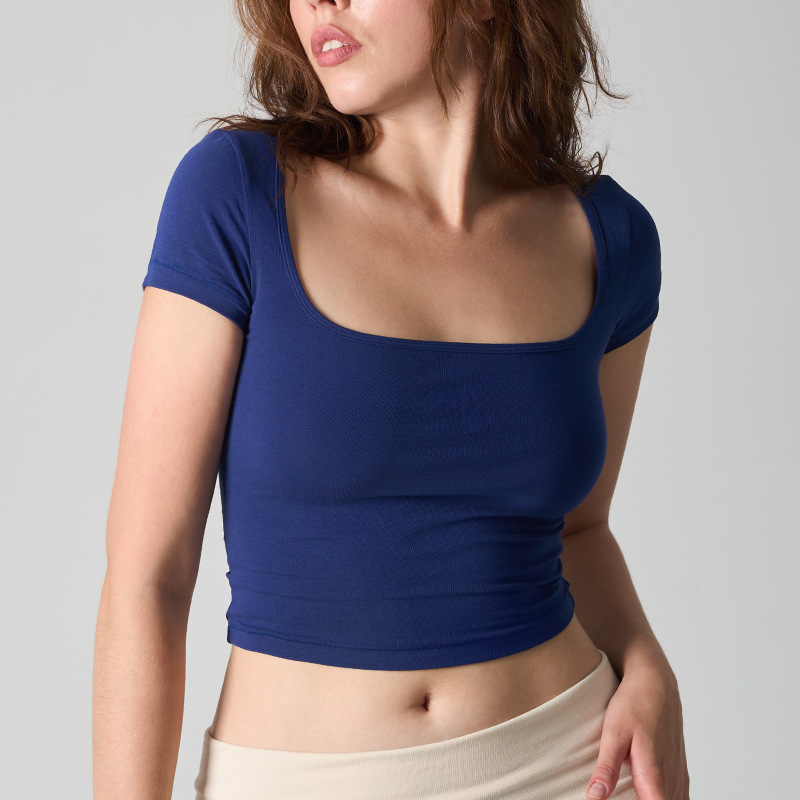 Square Neck Crop T-shirt